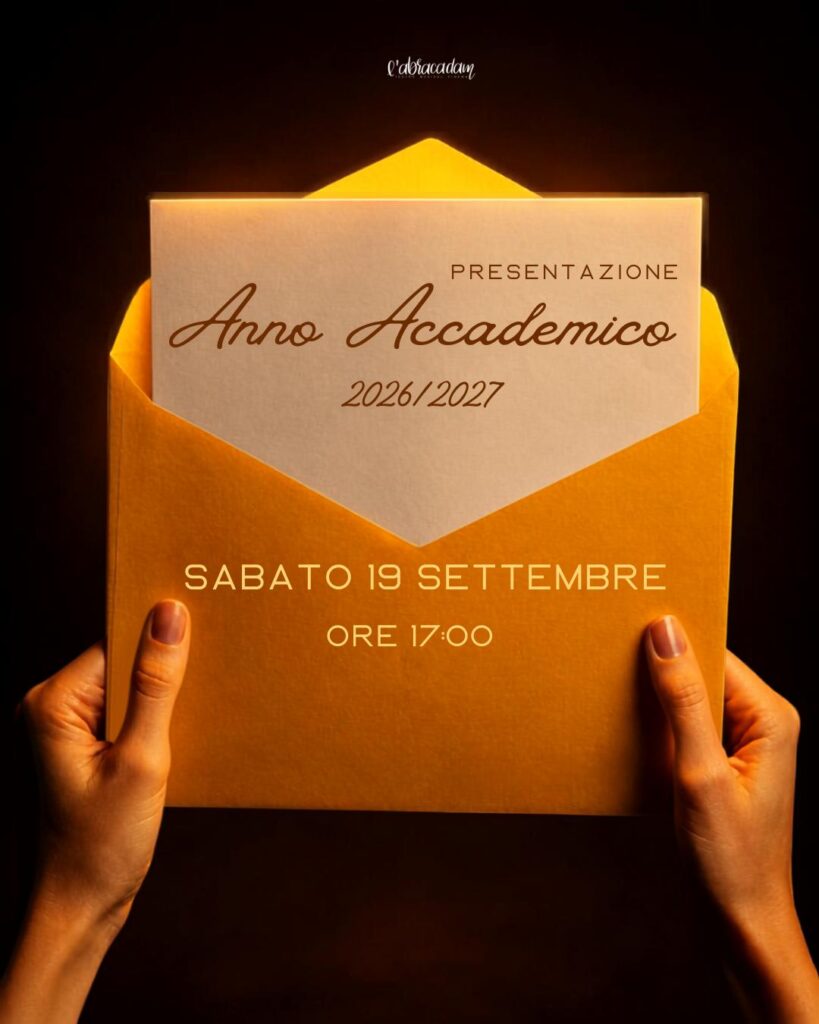 Apertura iscrizioni anno accademico 2026/27